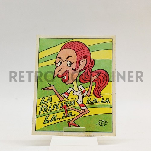 Card vintage panini - card, cantanti